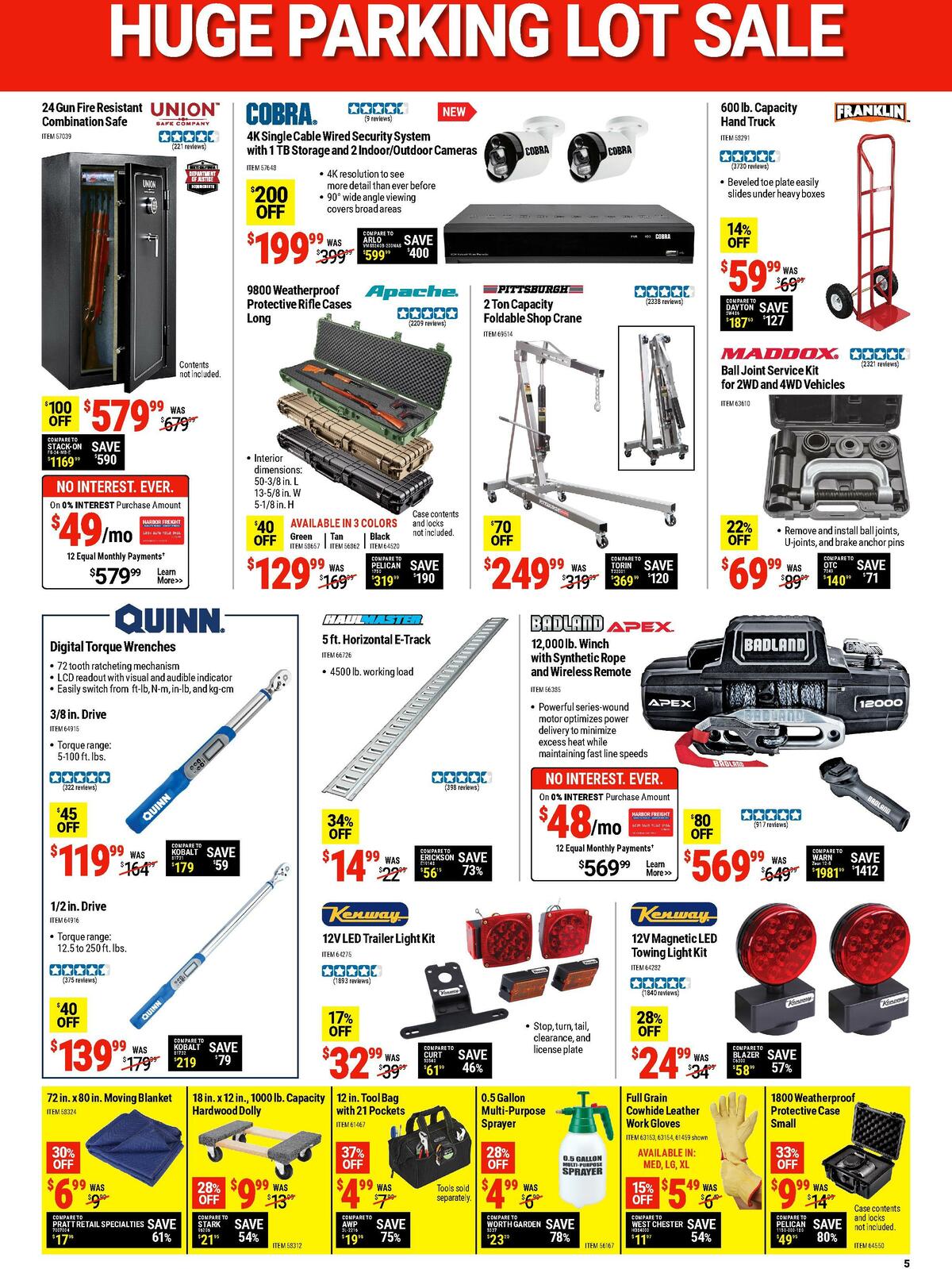 Harbor Freight Tools Weekly Ad from October 10