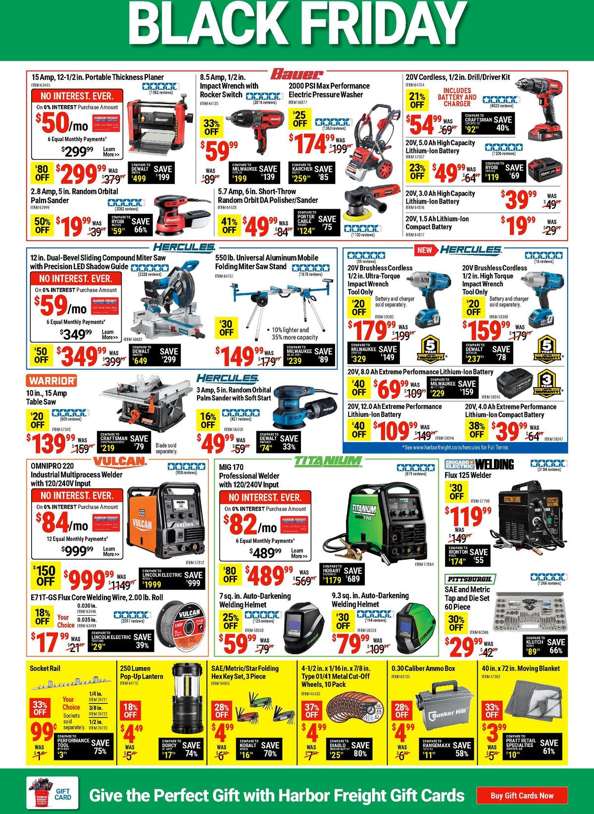 Harbor Freight Tools Weekly Ad from November 21
