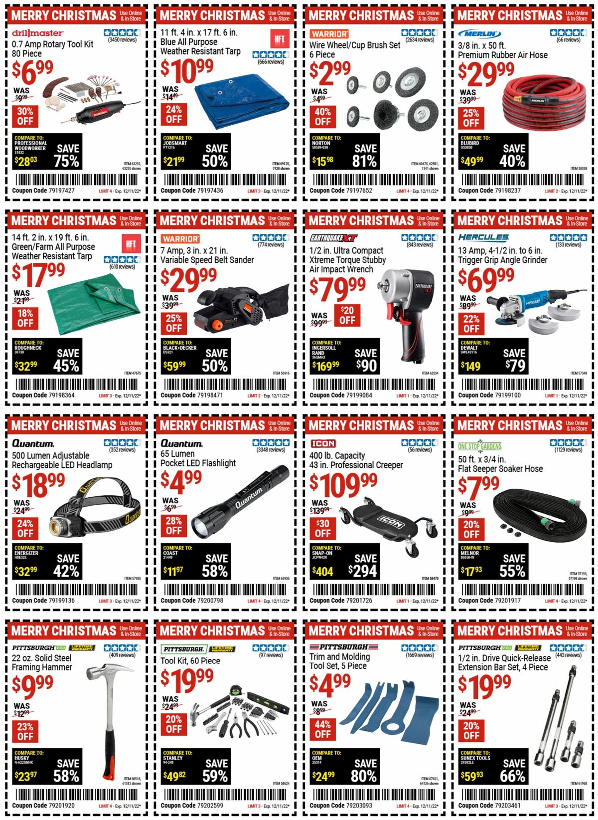Harbor Freight Tools Weekly Ad from November 29