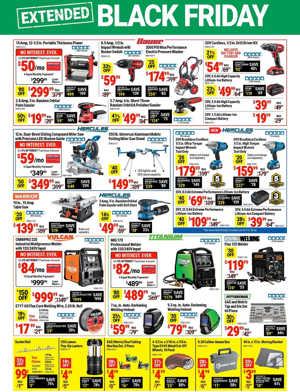 Harbor Freight Tools Weekly Ad from December 2