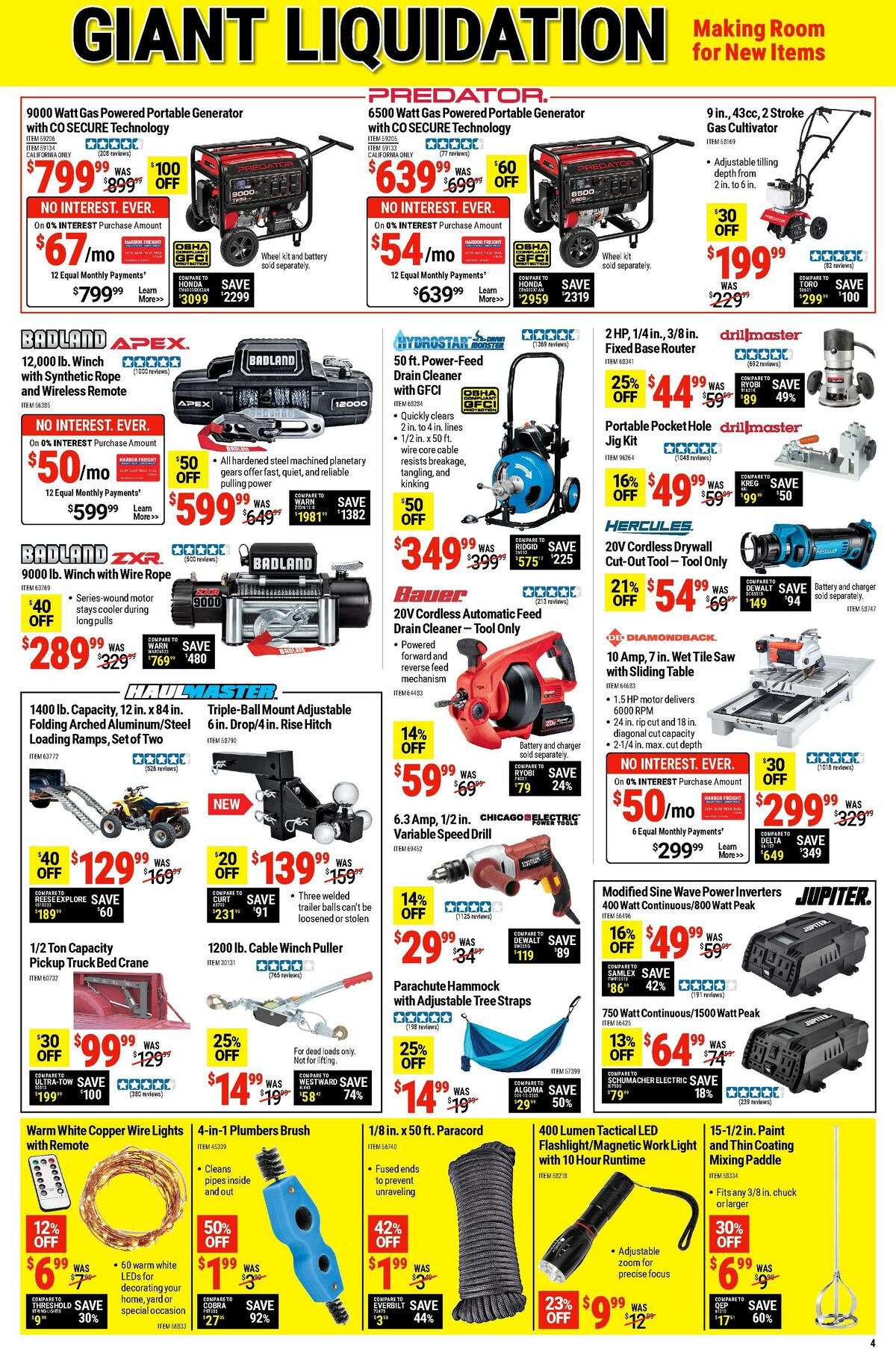 Harbor Freight Tools Weekly Ad from January 27