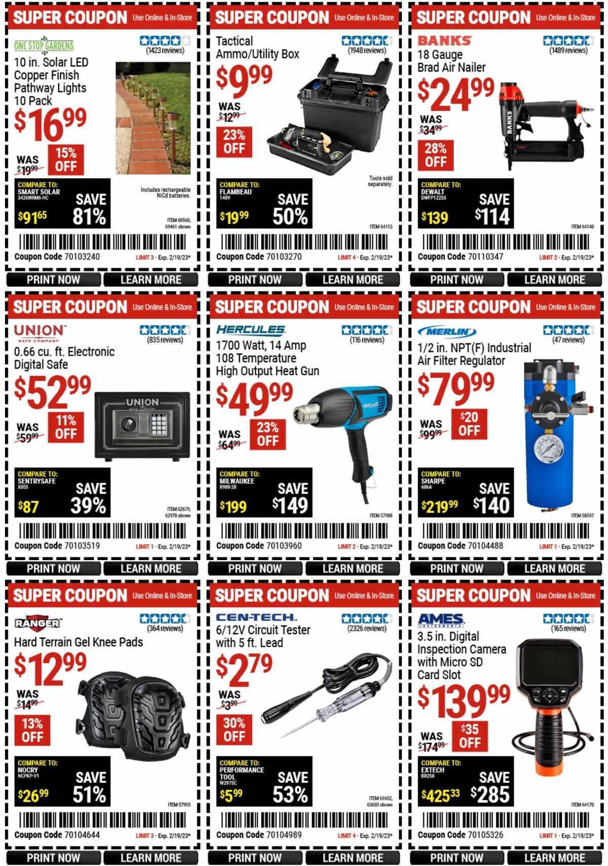 Harbor Freight Tools Weekly Ad from February 6