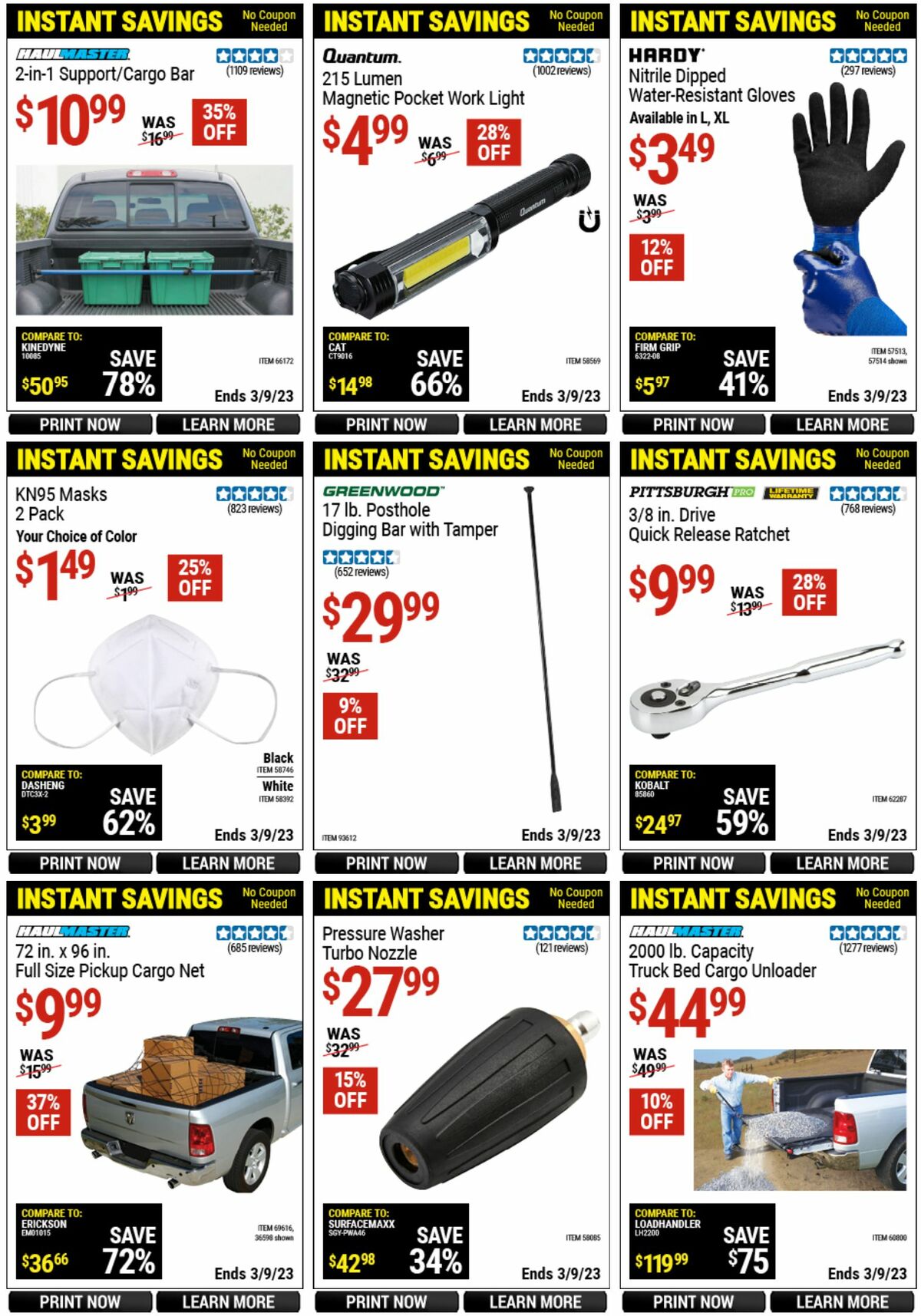 Harbor Freight Tools Weekly Ad from February 20
