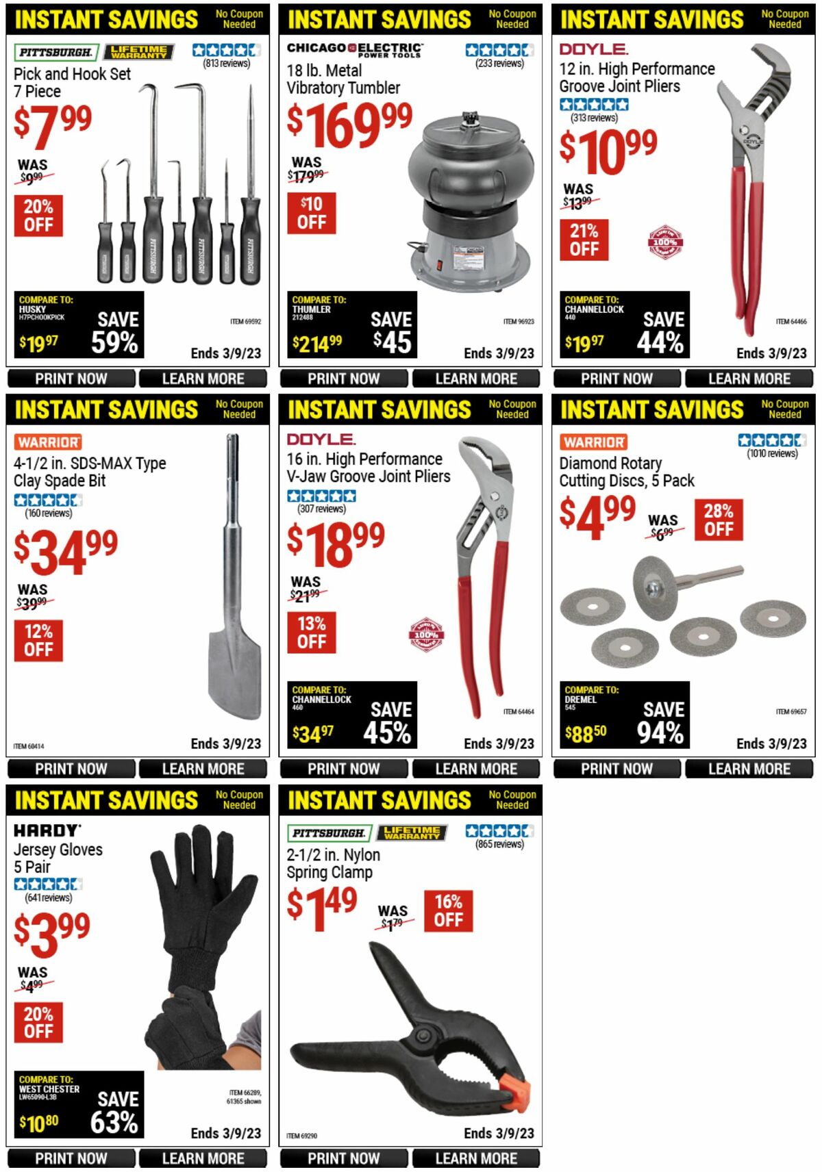 Harbor Freight Tools Weekly Ad from February 20