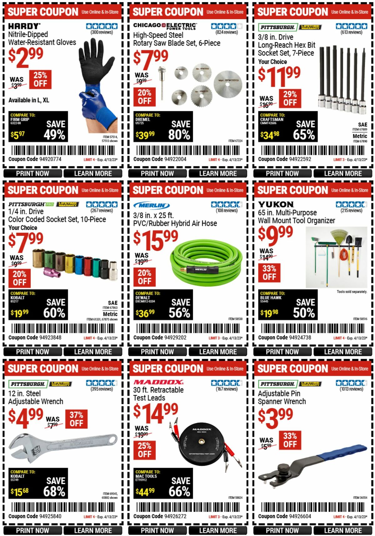 Harbor Freight Tools Weekly Ad from March 27