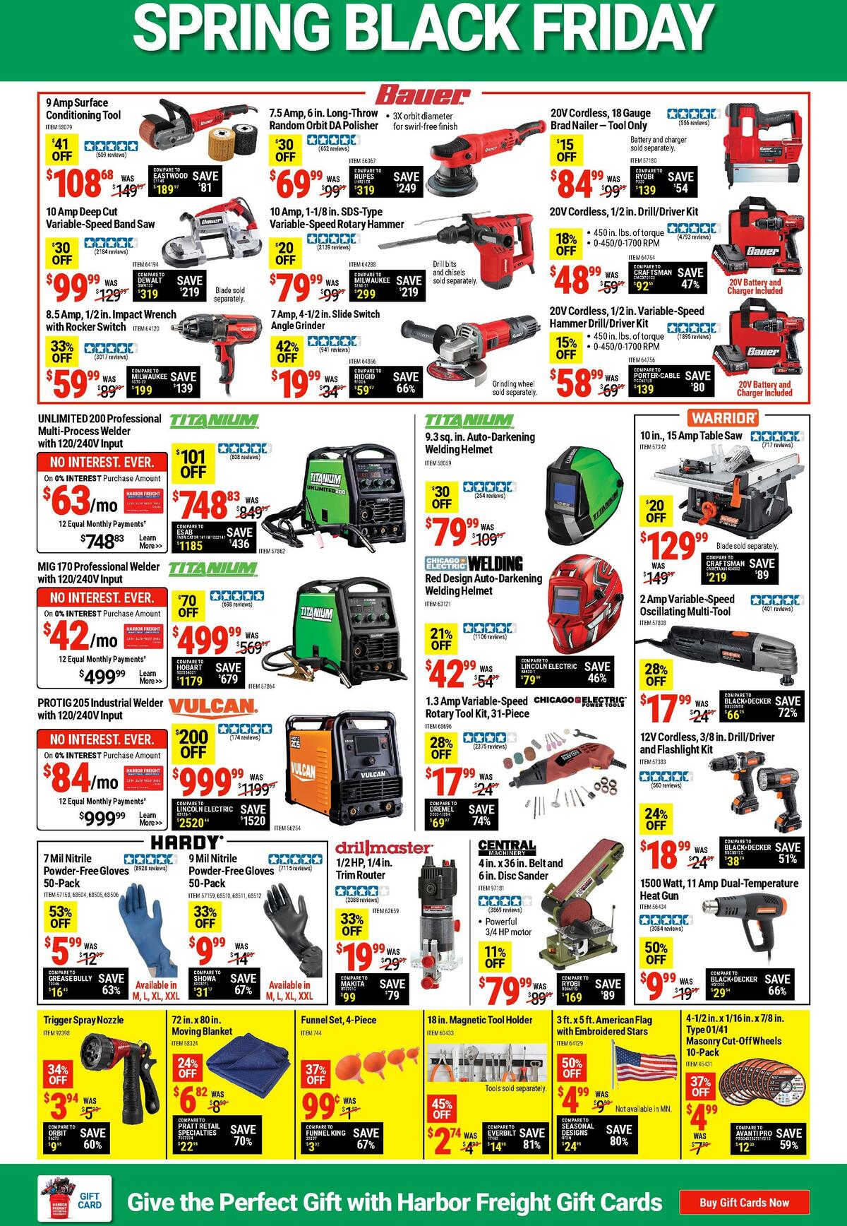 Harbor Freight Tools Weekly Ad from April 10
