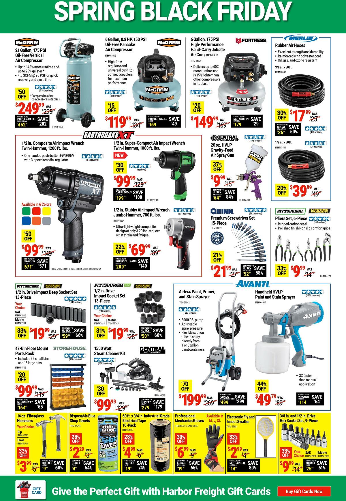 Harbor Freight Tools Weekly Ad from April 10