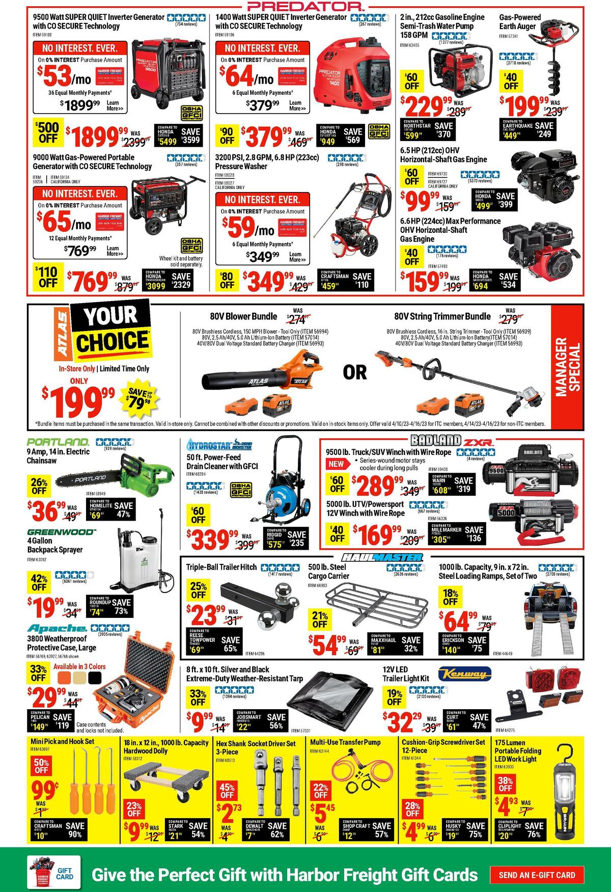 Harbor Freight Tools Weekly Ad from April 21