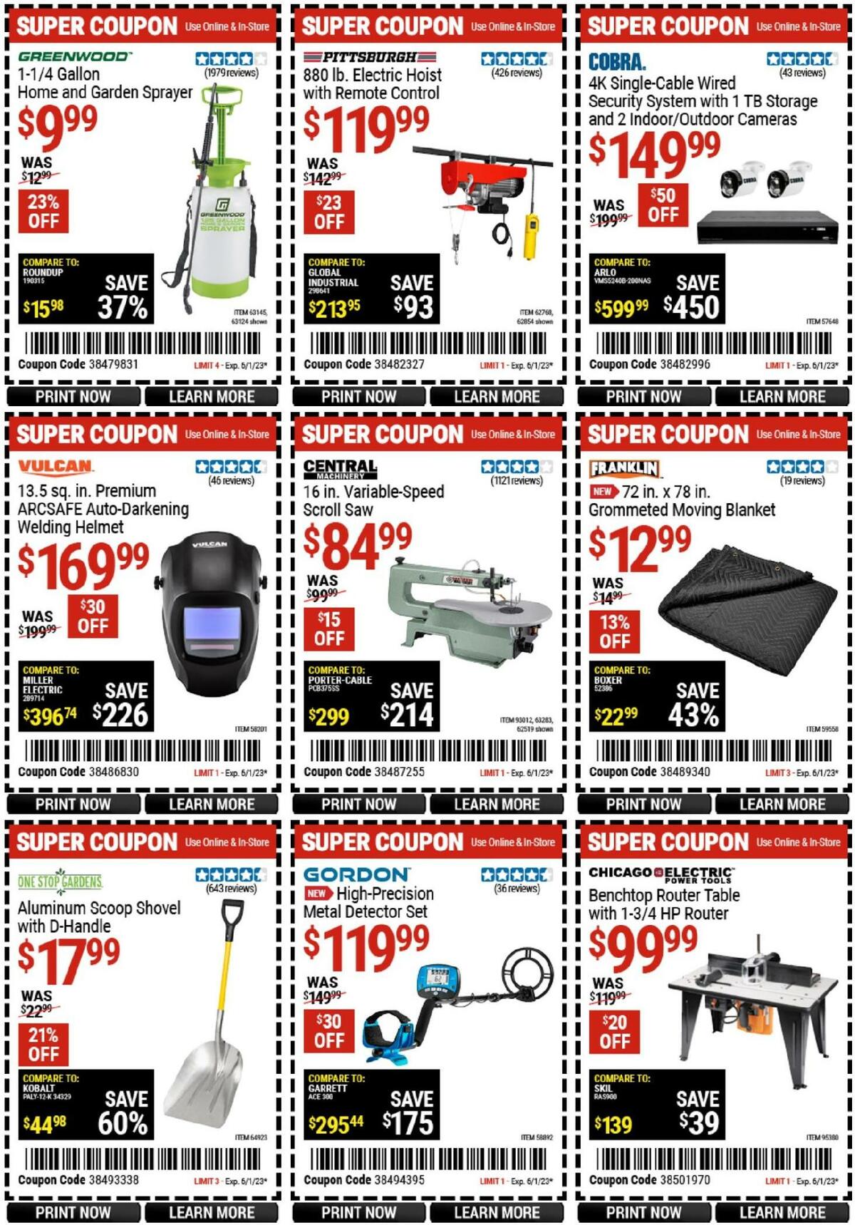 Harbor Freight Tools Weekly Ad from May 15