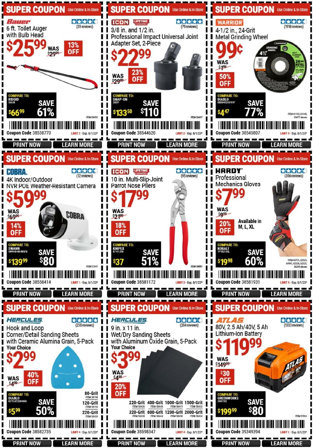 Harbor Freight Tools Weekly Ad from May 15