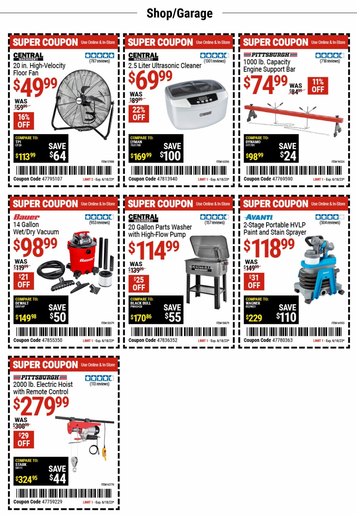 Harbor Freight Tools Weekly Ad from June 5