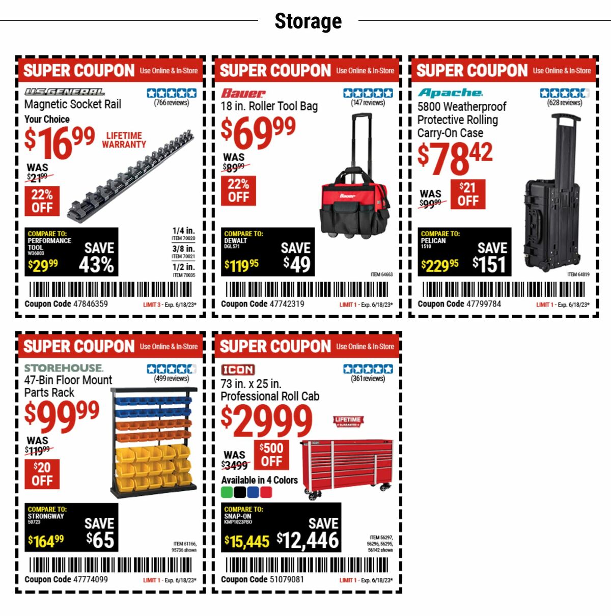 Harbor Freight Tools Weekly Ad from June 5