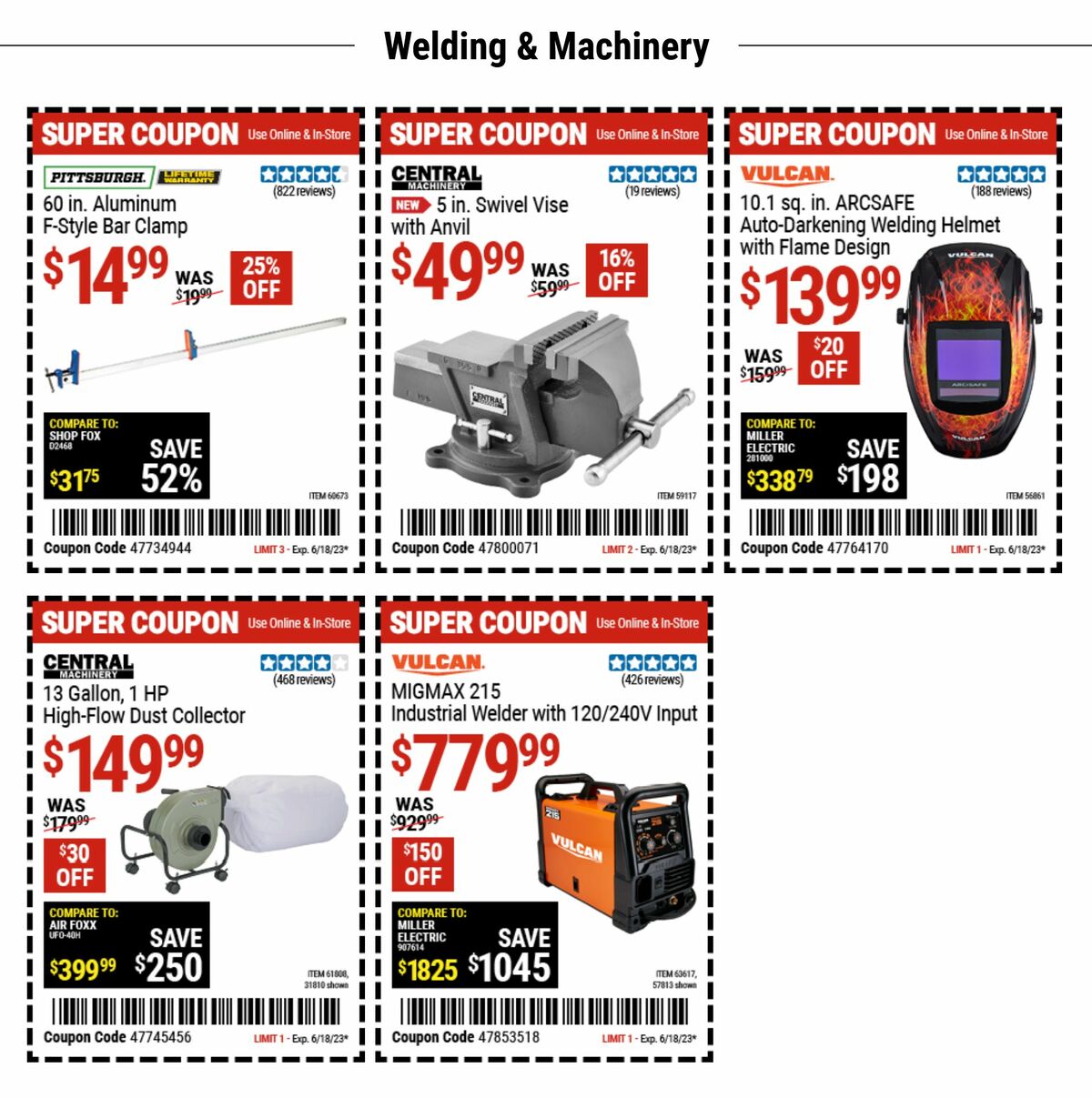 Harbor Freight Tools Weekly Ad from June 5