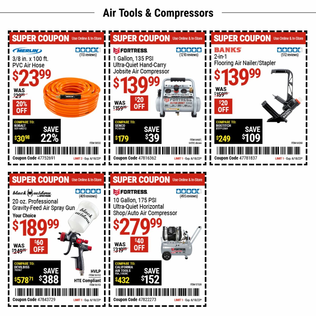 Harbor Freight Tools Weekly Ad from June 5