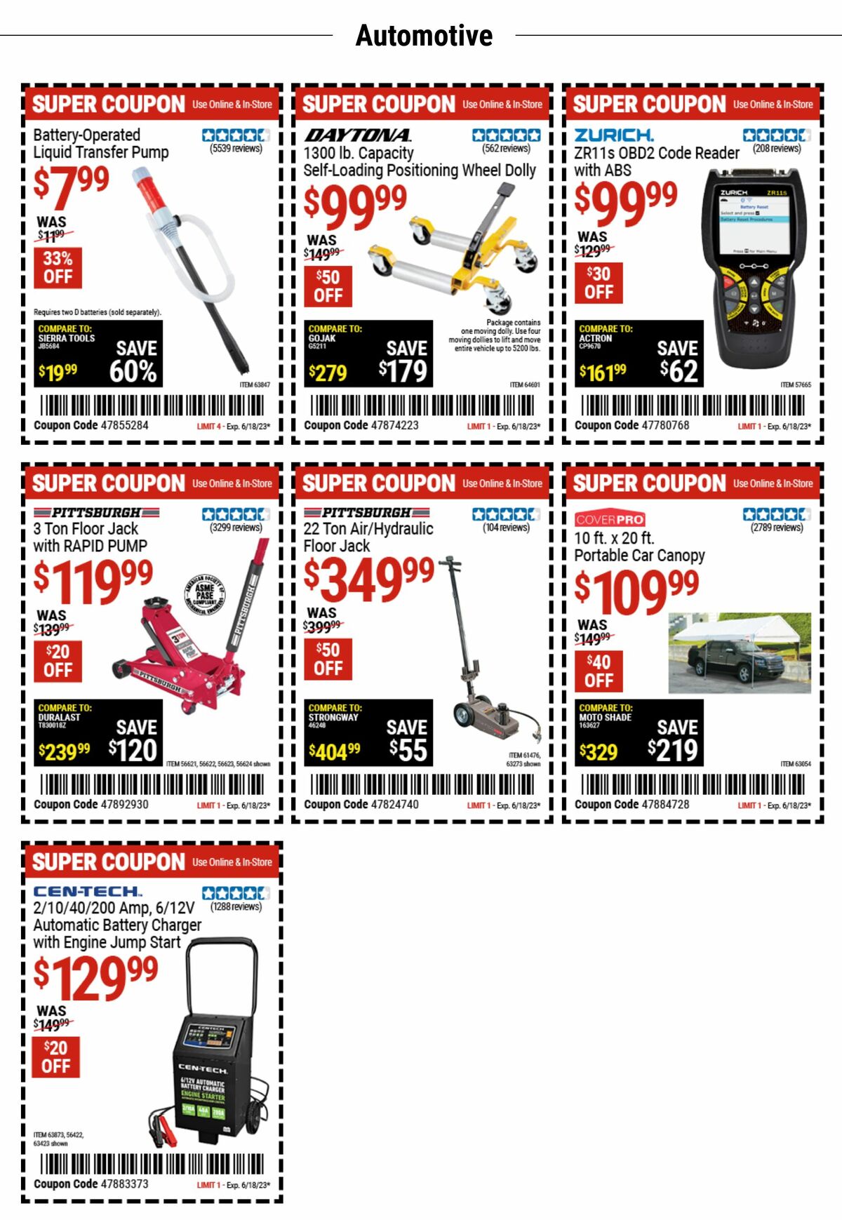 Harbor Freight Tools Weekly Ad from June 5