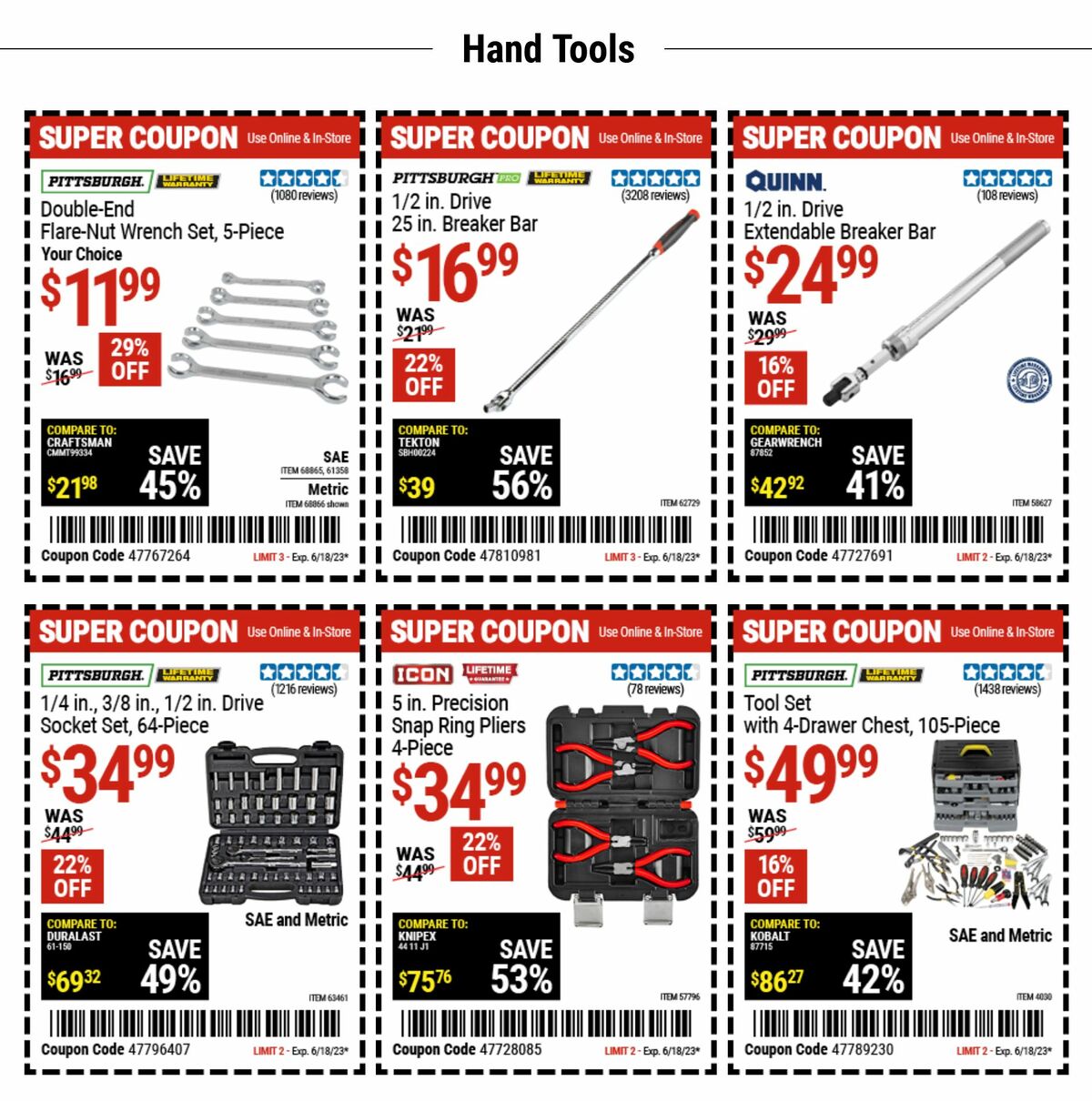 Harbor Freight Tools Weekly Ad from June 5
