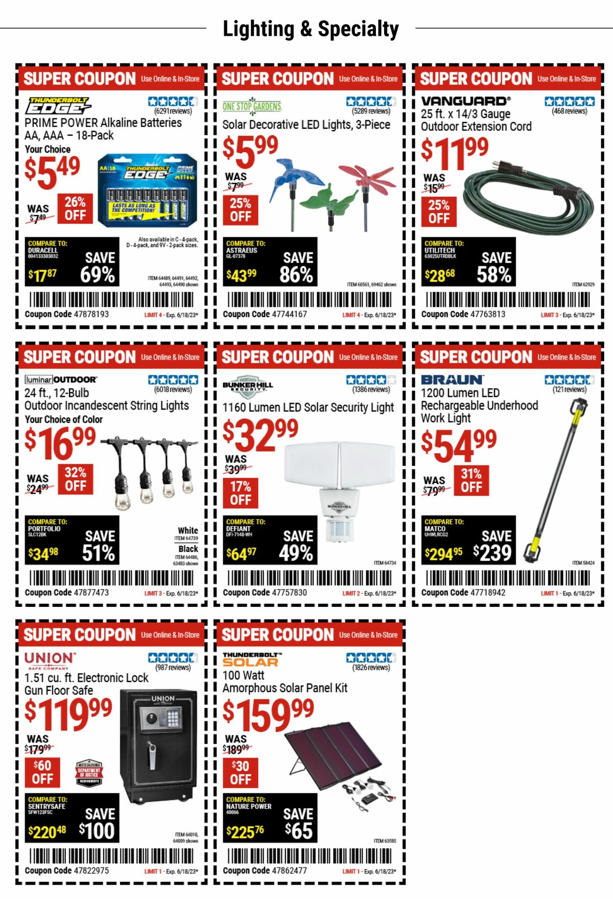 Harbor Freight Tools Weekly Ad from June 5