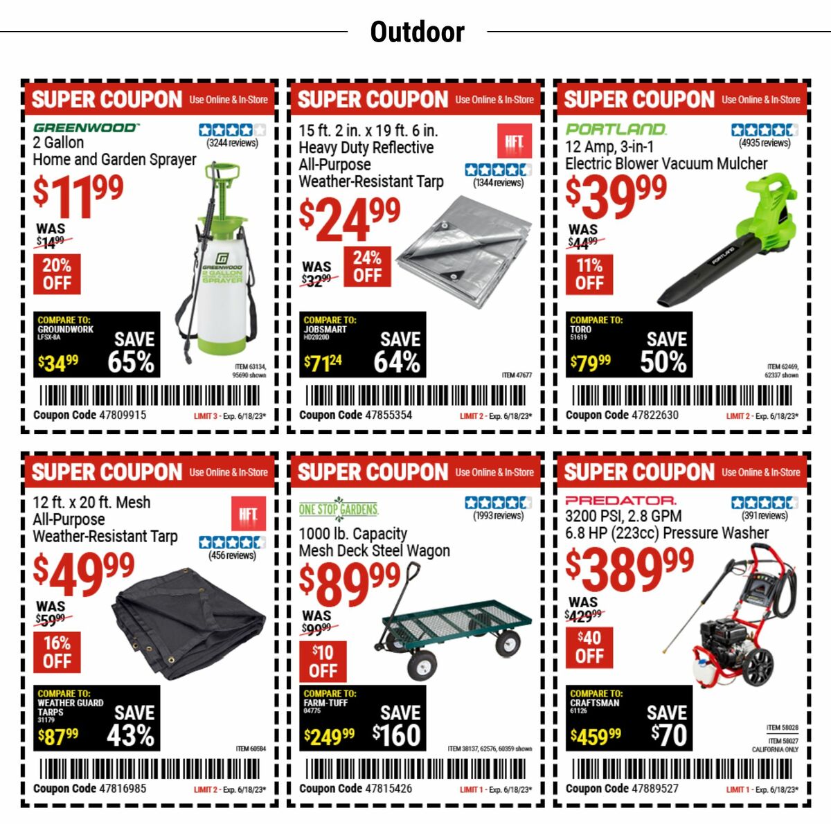 Harbor Freight Tools Weekly Ad from June 5