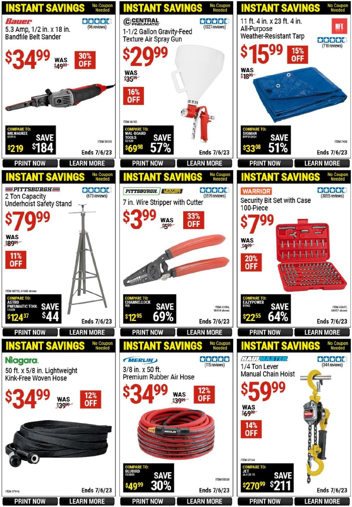 Harbor Freight Tools Weekly Ad from June 15