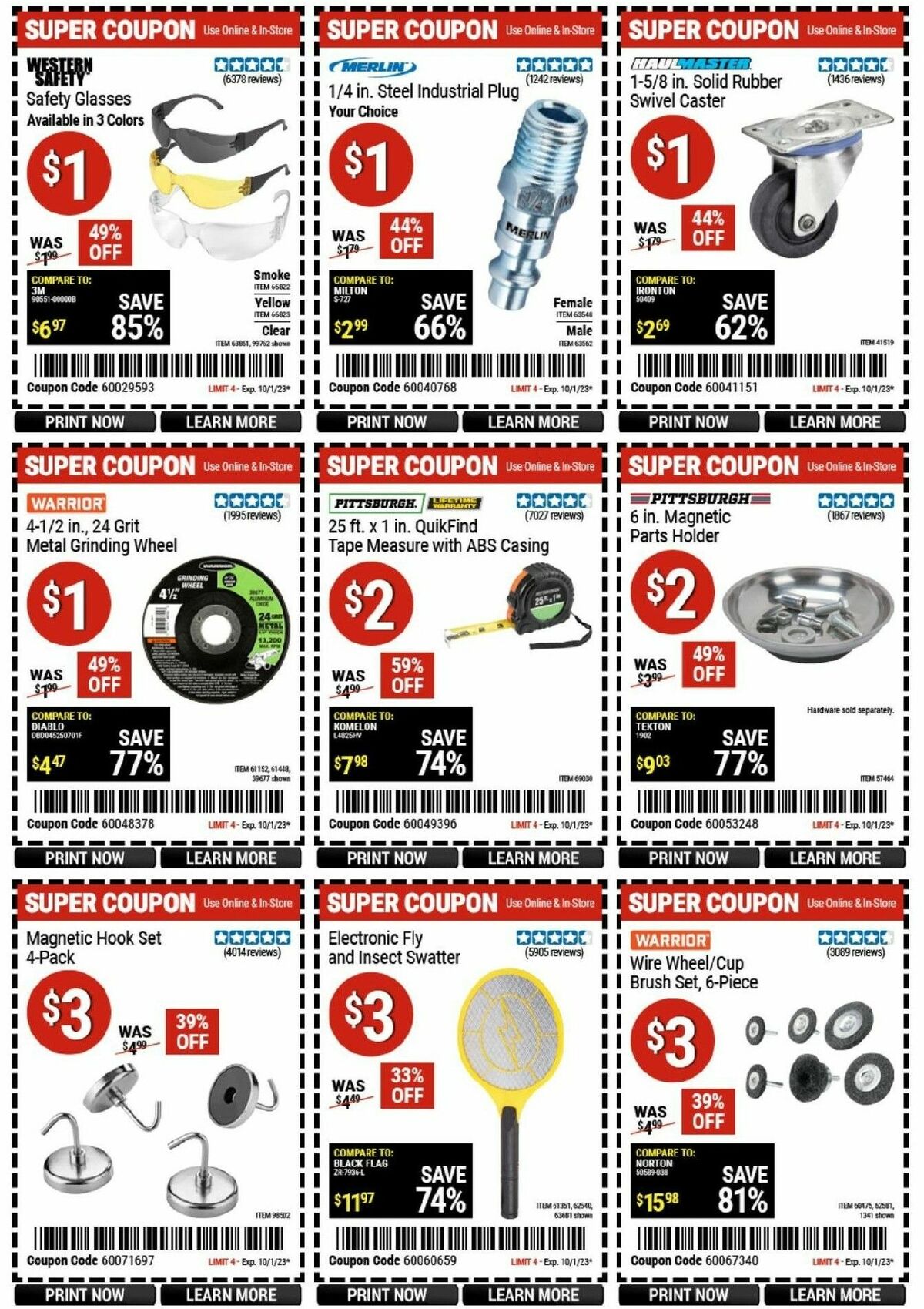 Harbor Freight Tools Weekly Ad from September 18