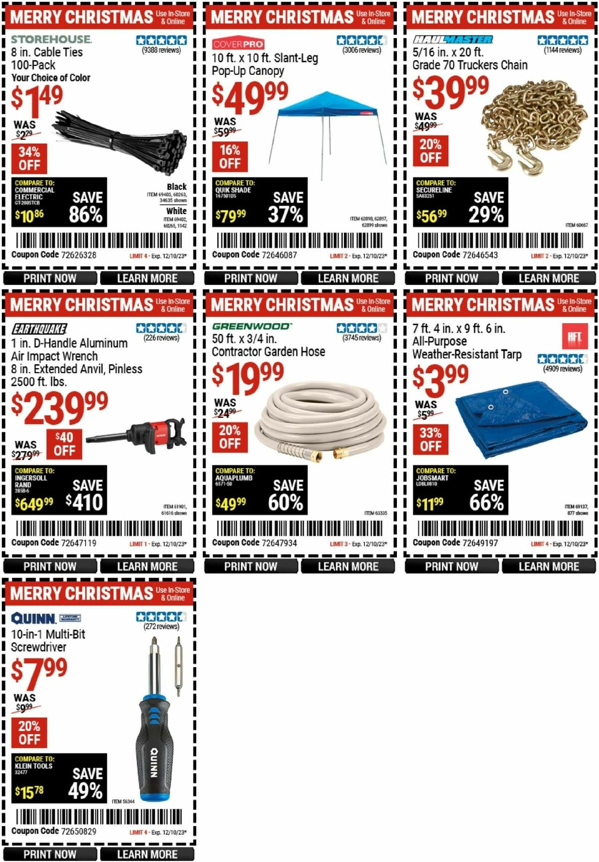 Harbor Freight Tools Weekly Ad from November 28