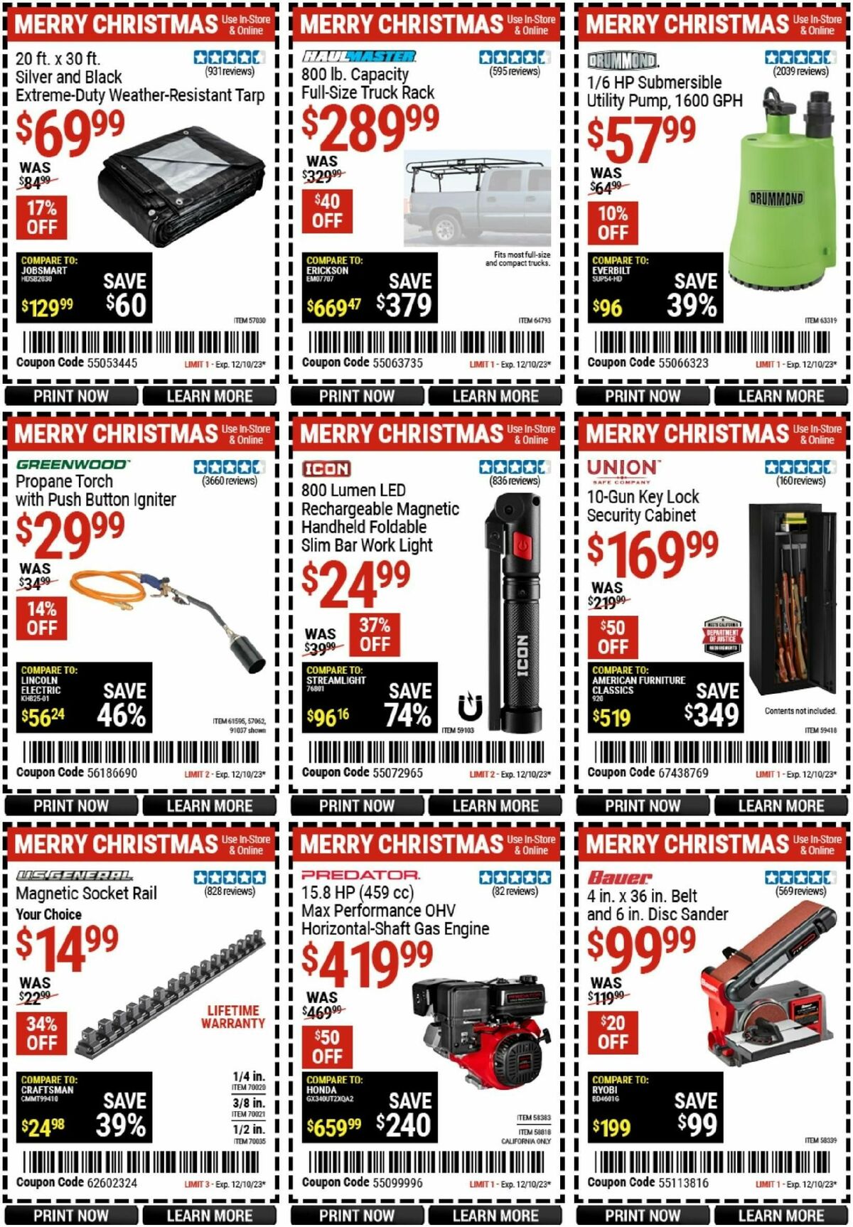 Harbor Freight Tools Weekly Ad from November 28