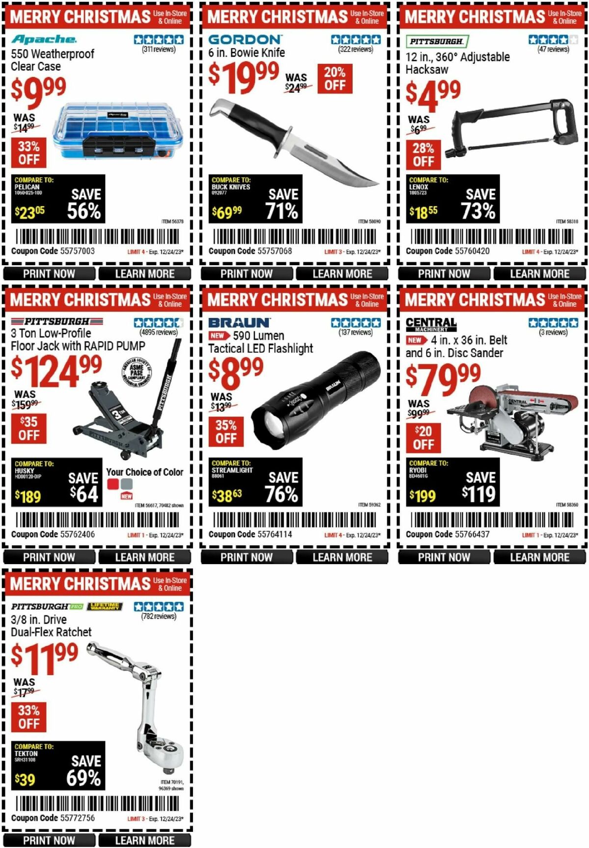 Harbor Freight Tools Weekly Ad from December 11