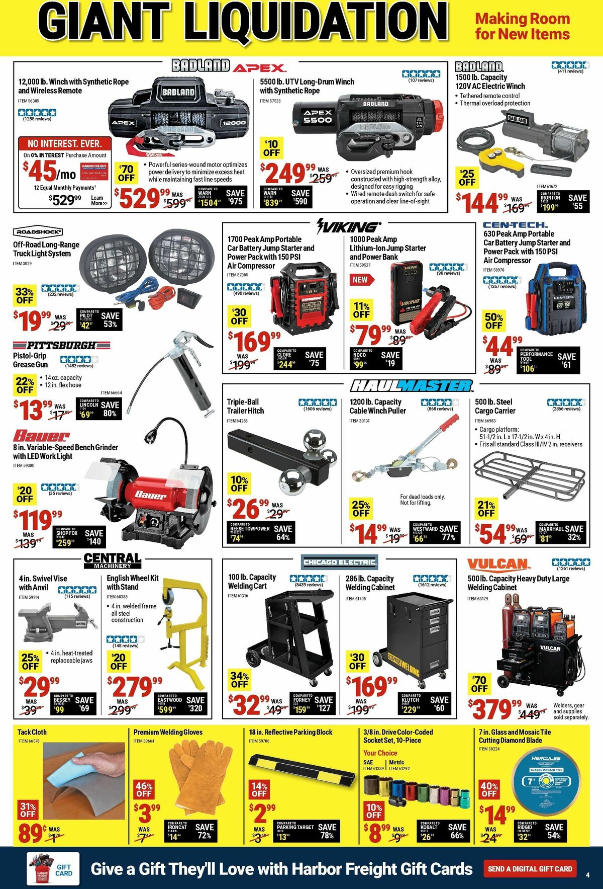 Harbor Freight Tools Weekly Ad from January 26