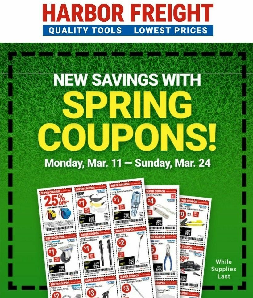 Harbor Freight Tools Weekly Ad from March 11