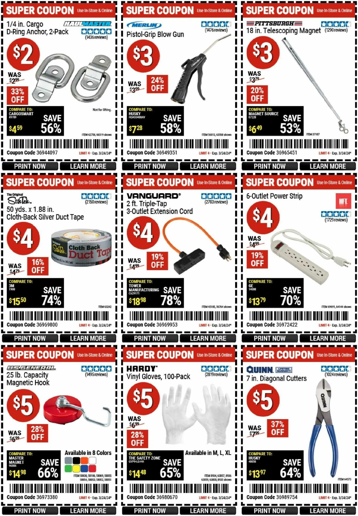 Harbor Freight Tools Weekly Ad from March 11