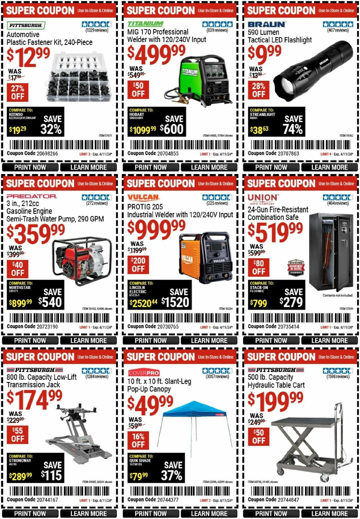 Harbor Freight Tools Weekly Ad from March 25