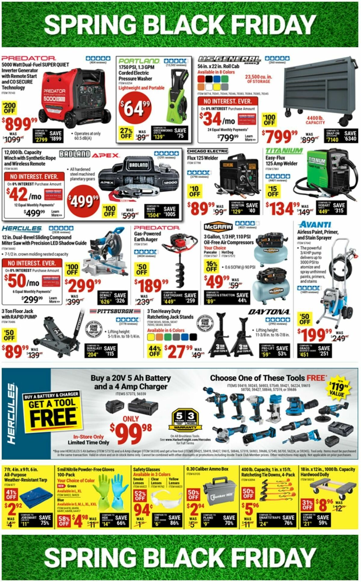 Harbor Freight Tools Weekly Ad from April 8