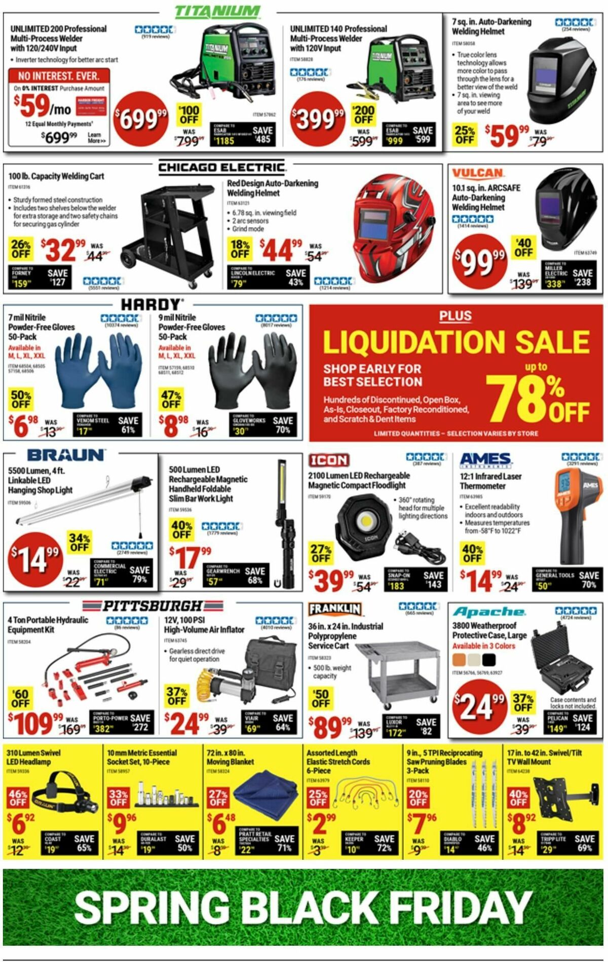 Harbor Freight Tools Weekly Ad from April 8