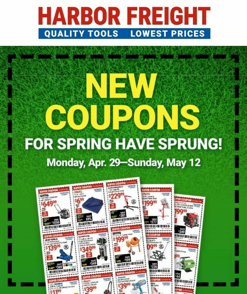 Harbor Freight Tools Weekly Ad from April 29