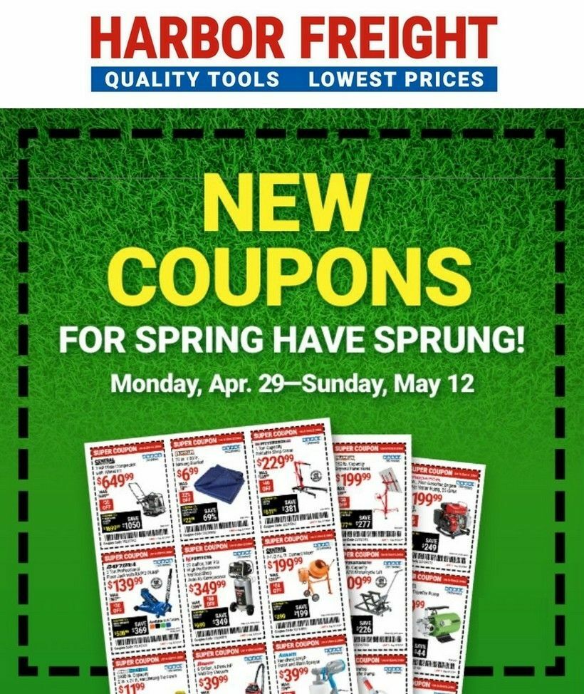 Harbor Freight Tools Weekly Ad from April 29