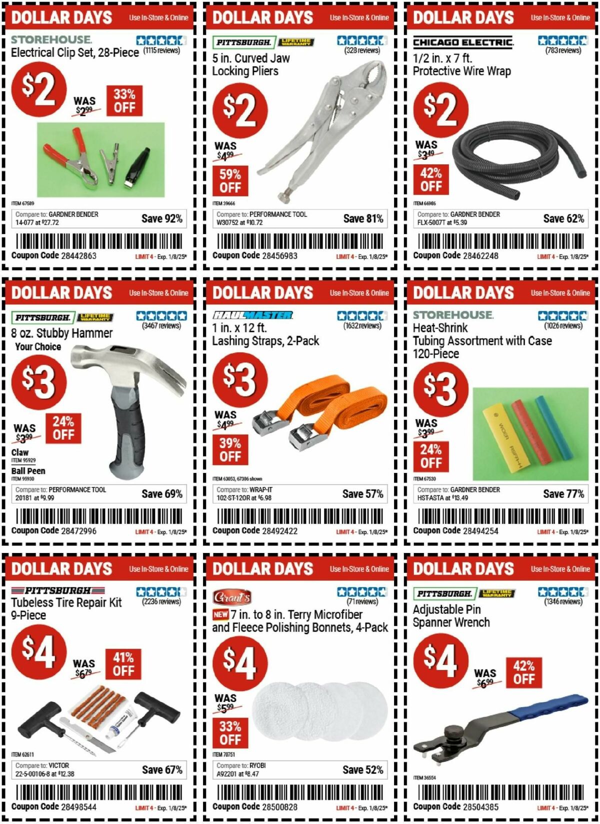 Harbor Freight Tools Weekly Ad from December 26