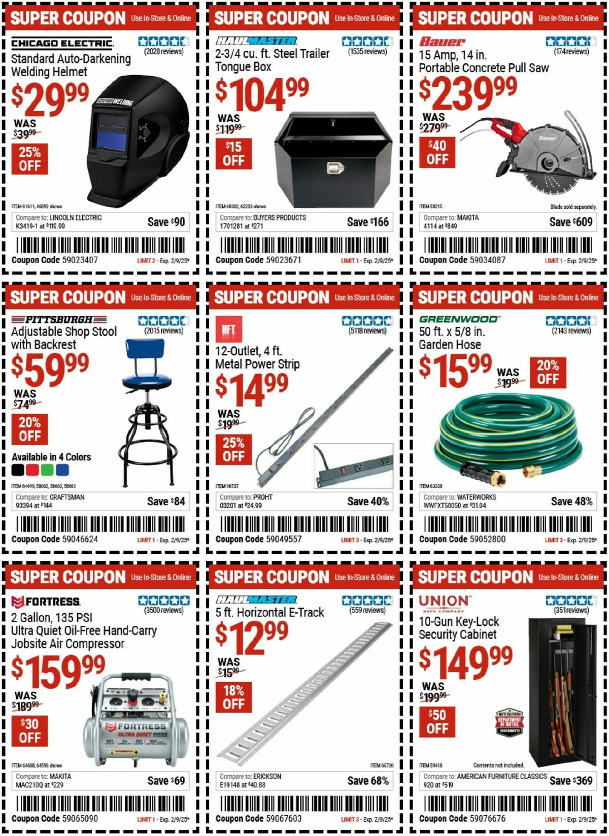 Harbor Freight Tools Weekly Ad from January 27
