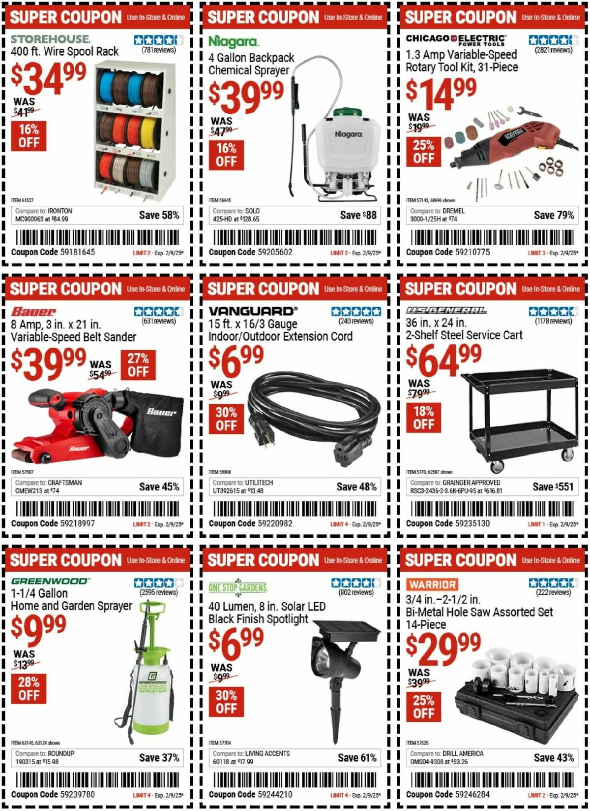 Harbor Freight Tools Weekly Ad from January 27