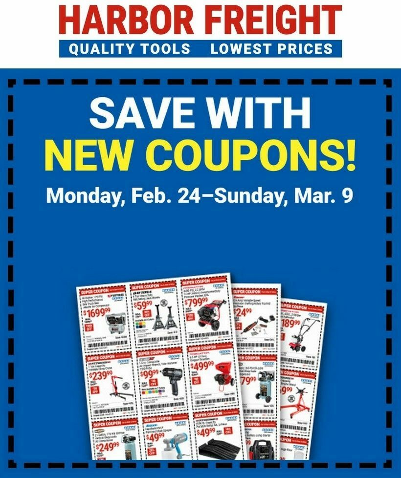 Harbor Freight Tools Weekly Ad from February 24