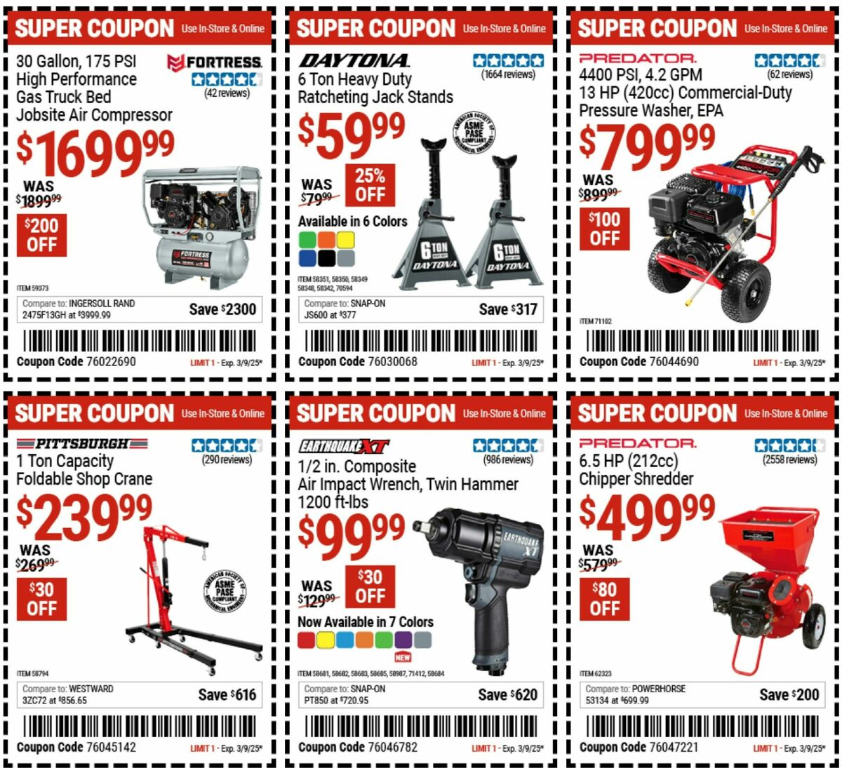 Harbor Freight Tools Weekly Ad from February 24
