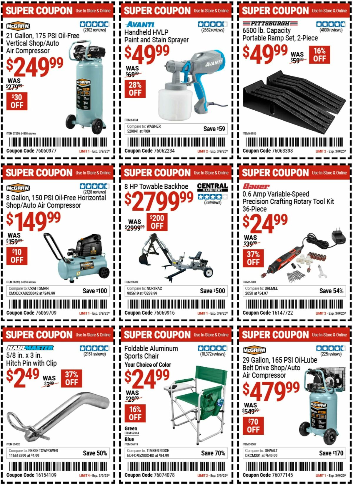 Harbor Freight Tools Weekly Ad from February 24