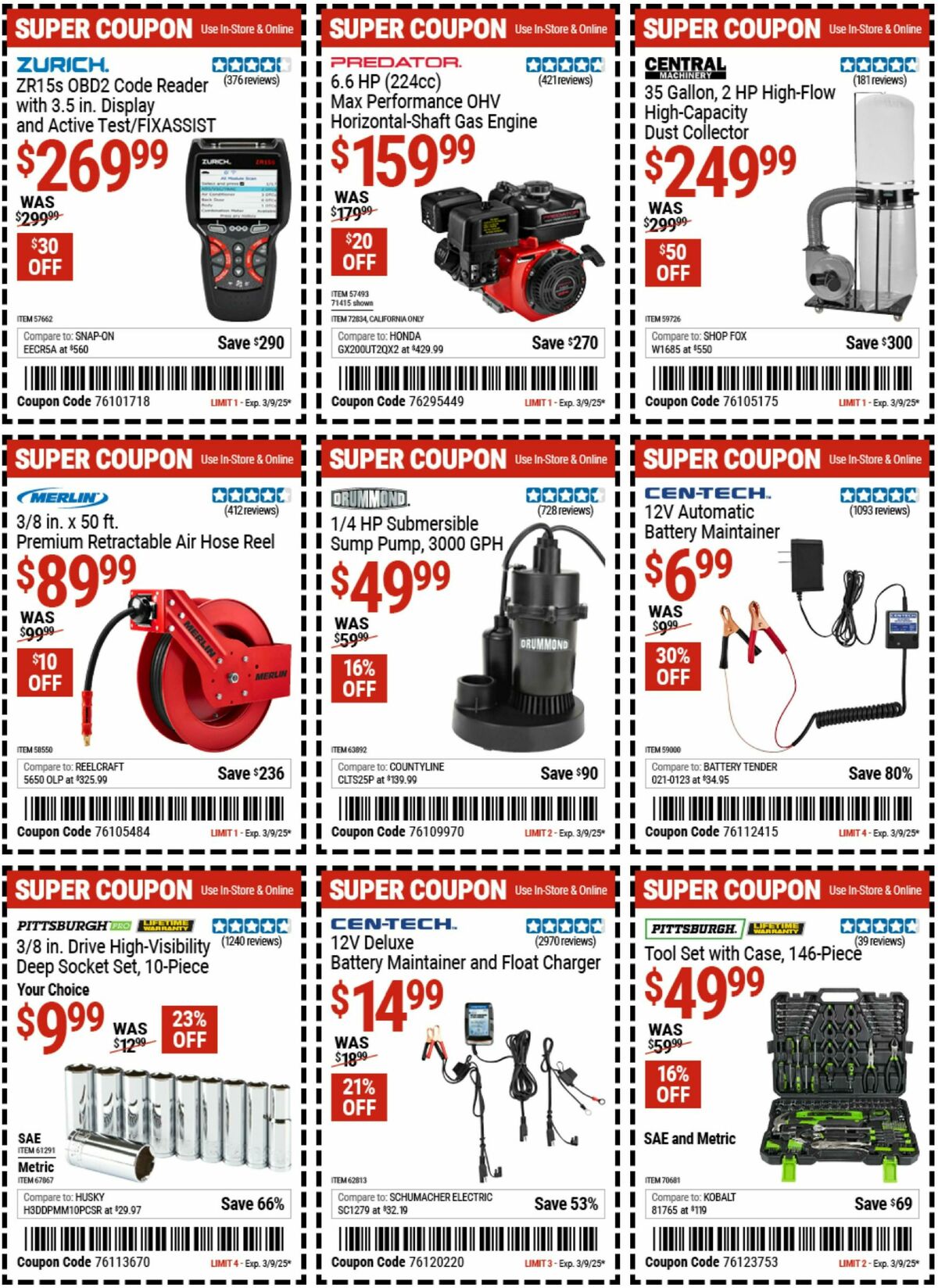 Harbor Freight Tools Weekly Ad from February 24