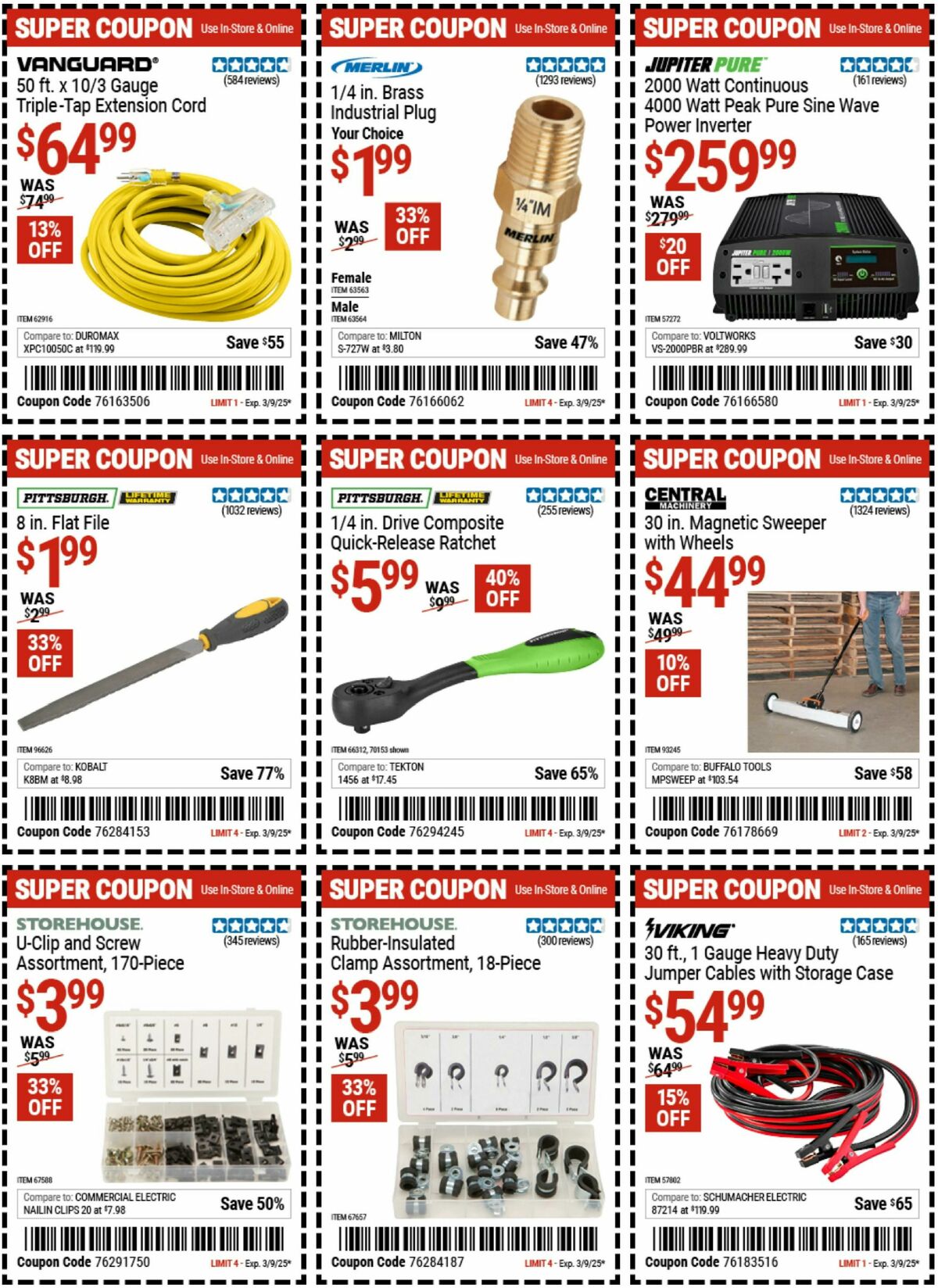 Harbor Freight Tools Weekly Ad from February 24