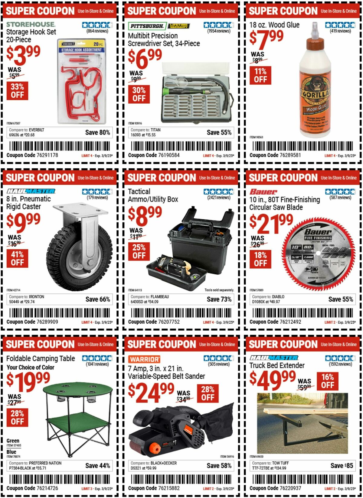 Harbor Freight Tools Weekly Ad from February 24