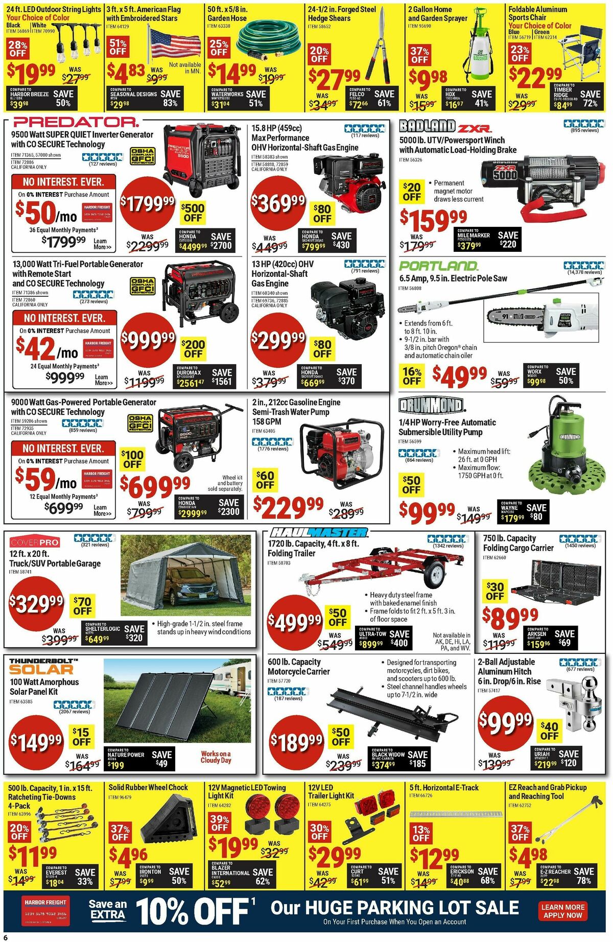 Harbor Freight Tools Weekly Ad from March 3