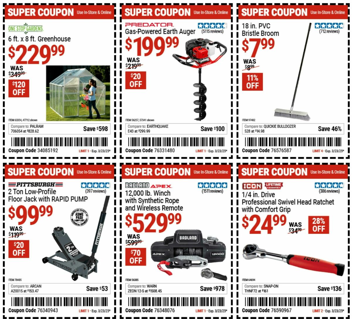 Harbor Freight Tools Weekly Ad from March 10