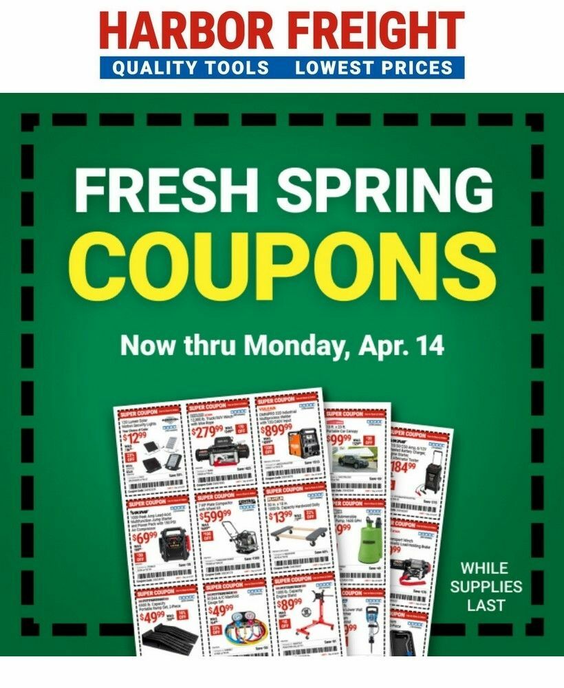 Harbor Freight Tools Weekly Ad from March 24