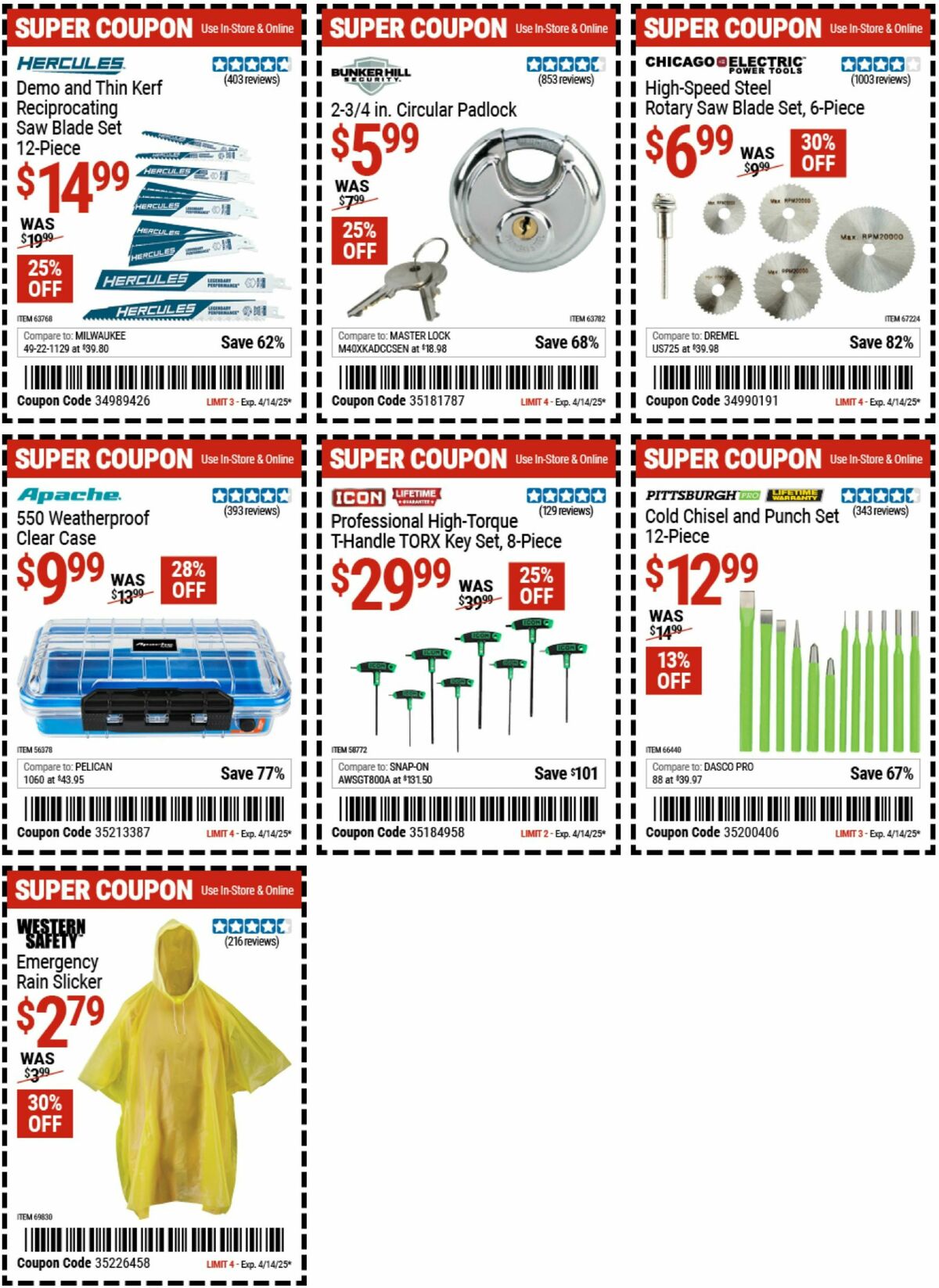 Harbor Freight Tools Weekly Ad from March 24