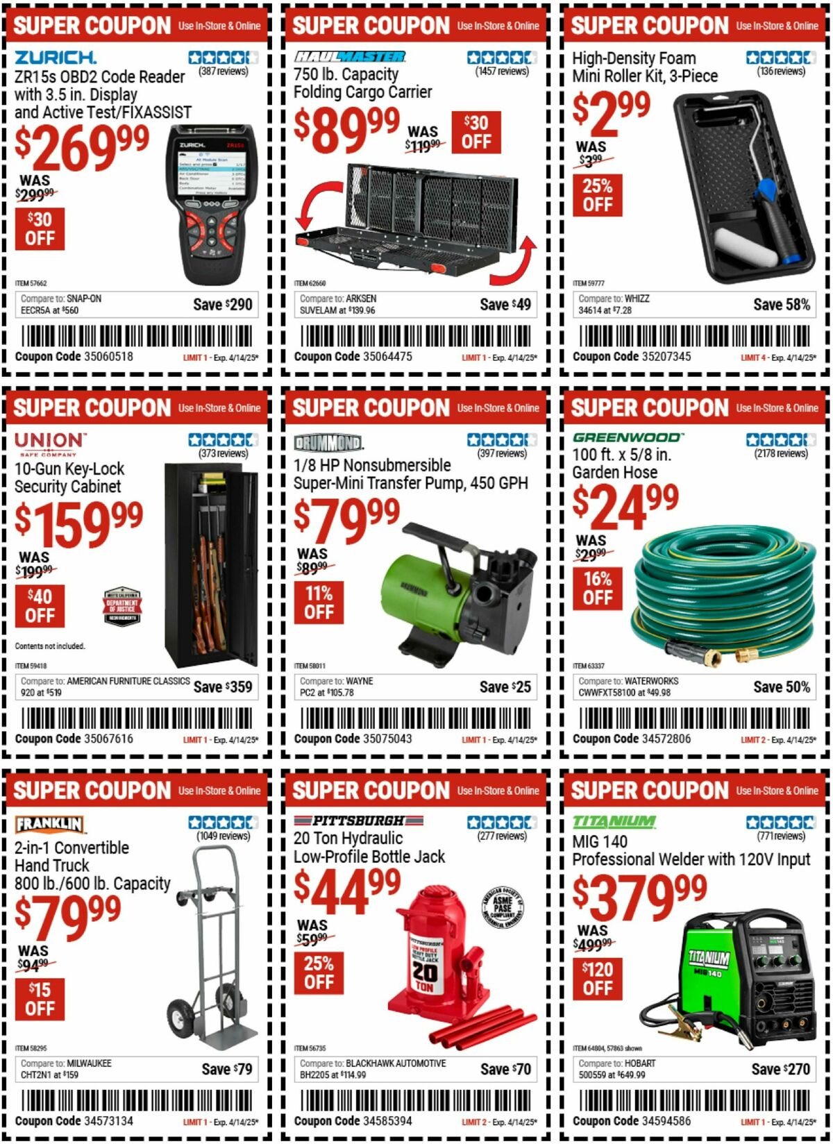 Harbor Freight Tools Weekly Ad from March 24