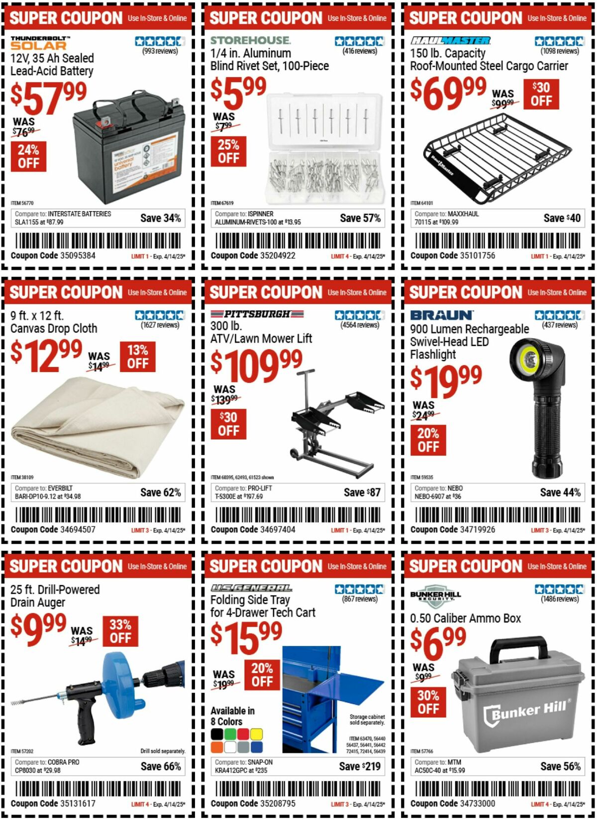 Harbor Freight Tools Weekly Ad from March 24